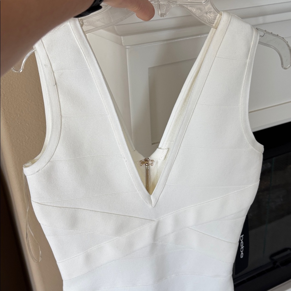 Bebe White Backless Dress - Picture 3 of 7